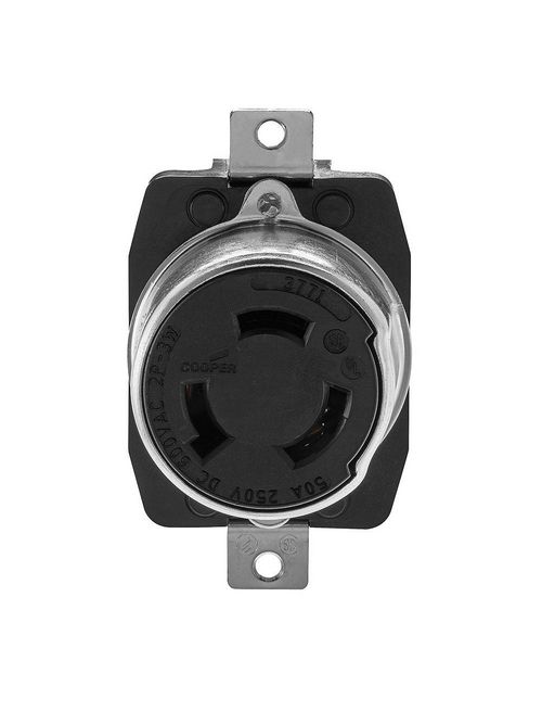 EWD 3771 Recp 50A 600VAC/250VDC 2P3 EWD 3771 Recp 50A 600VAC/250VDC 2P3