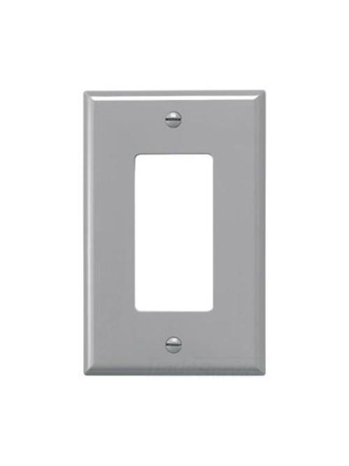 Product image for EWD PJ26GY Wallplate 1G Decorator P