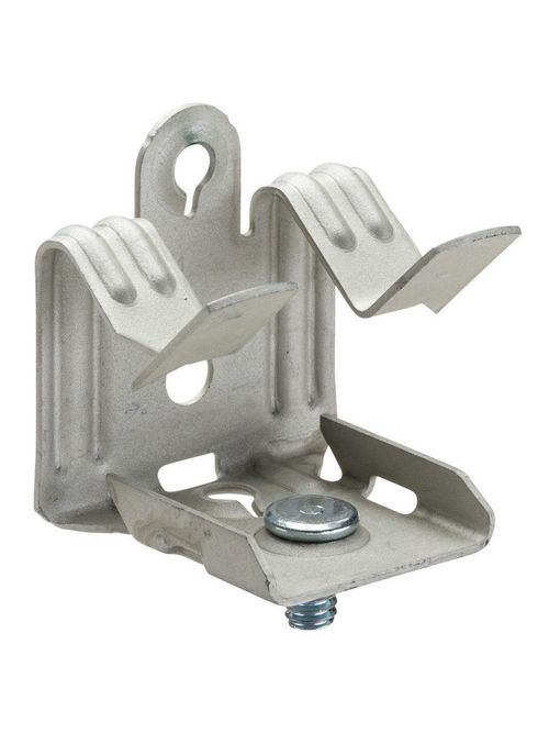 Product image for Erico M1318S Hammer-On Flange Clip, Bottom Mount with Stud, Spring Steel, 13/16" 1 1/8" Flange