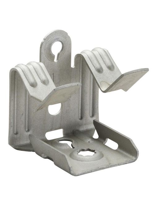 Product image for Erico M1318 Hammer-On Flange Clip, Bottom Mount, Spring Steel, 13/16" 1 1/8" Flange