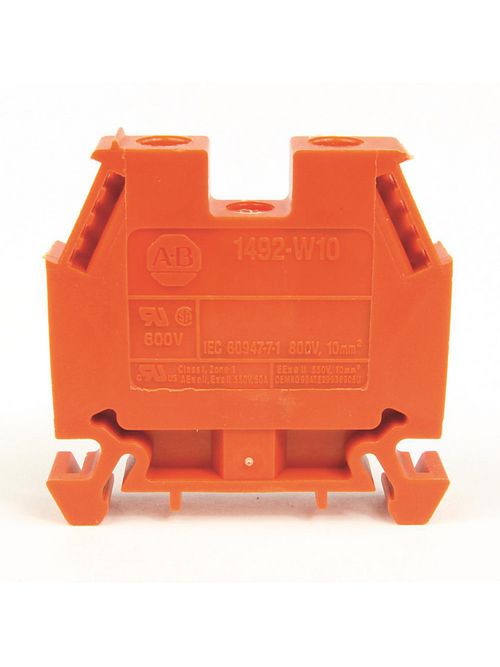 A-B 1492-W10-OR IEC Term Blck 8x47. A-B 1492-W10-OR IEC Term Blck 8x47.