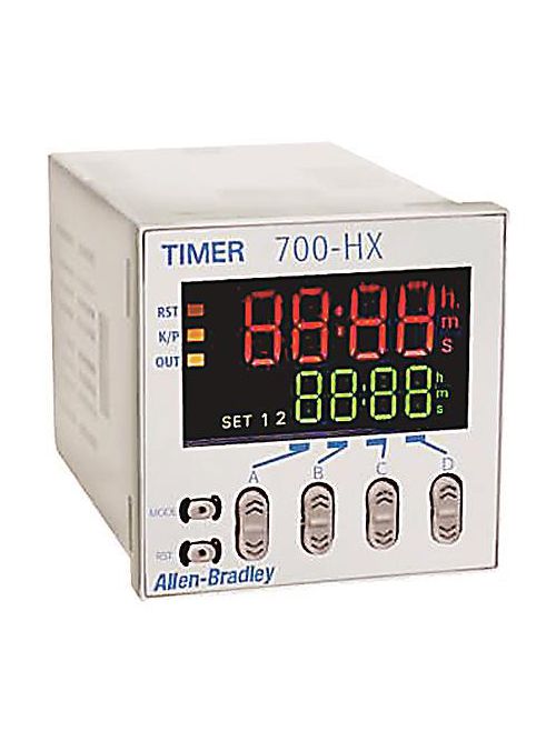 Allen-Bradley 700-HX86SU24 AC/DC Display Digital Timing Relay Allen-Bradley 700-HX86SU24 AC/DC Display Digital Timing Relay