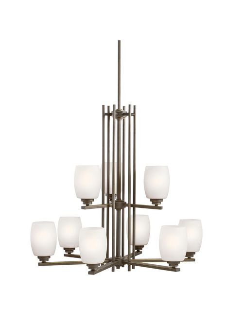 Product image for Kichler 1897OZS Eileen™ 9 Light Chandelier Olde Bronze®