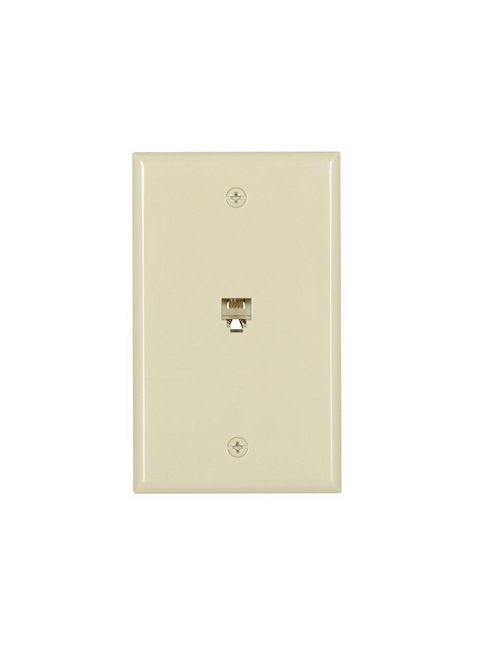Product image for EWD 3532-4V Phone Jack Sgl Flush Mn