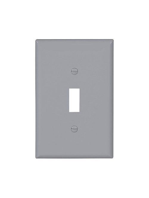 Product image for EWD PJ1GY Wallplate 1G Toggle Poly