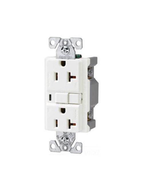 Product image for EWD VGF20W GFCI Deco Duplex 20A 125