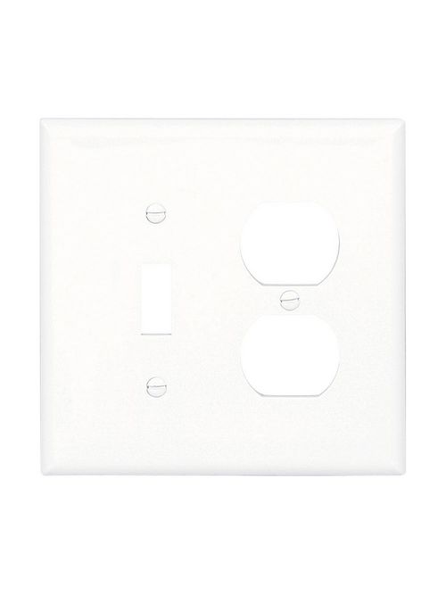 Product image for EWD PJ18W Wallplate 2G Toggle/Duple