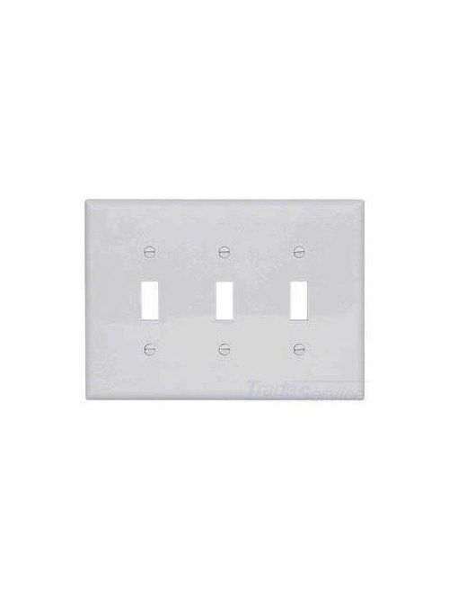 Product image for EWD PJ3W Wallplate 3G Toggle Poly M