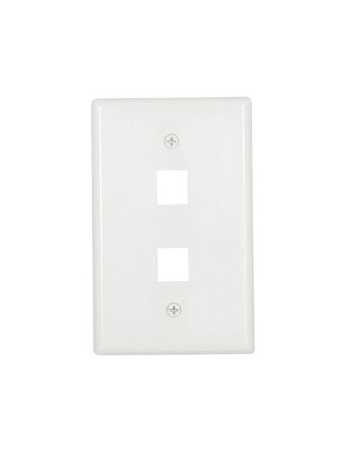 EWD 5520W-MSP Wallplate 2 Port Modu EWD 5520W-MSP Wallplate 2 Port Modu