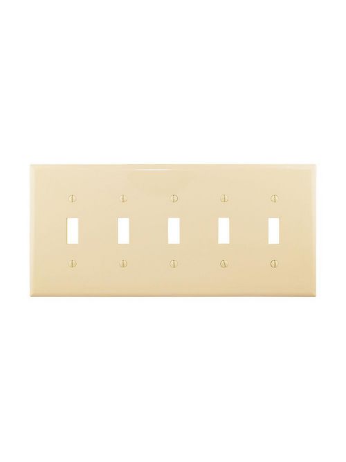 Product image for EWD PJ5V Wallplate 5G Toggle Poly M