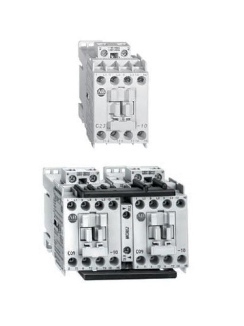 Product image for Allen Bradley 100-C16DJ10 24 VDC 16 Amp 15 Hp 3-Phase 3-Pole 1NO IEC Contactor