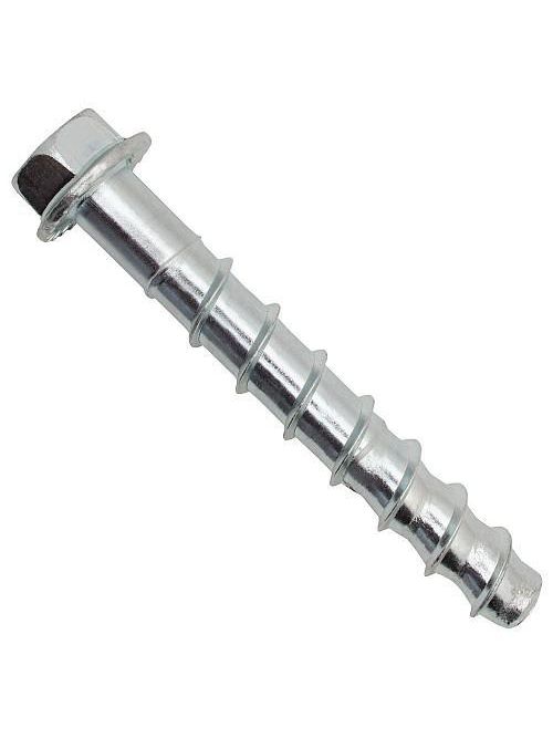 Product image for DeWalt / Powers PFM1411480 1/2" x 6" Screw-Bolt+™ Concrete Screw Anchor, Zinc Plated (25/Box)