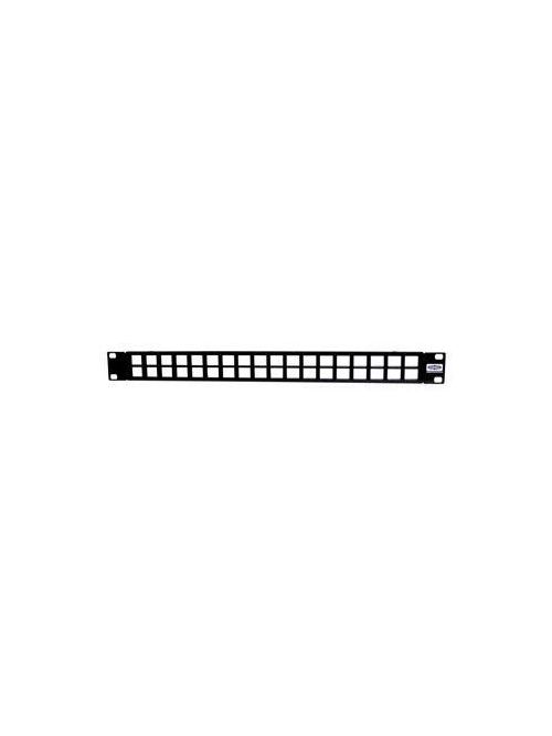 Hubbell UDX48E 19 x 3.5 Inch Black 48-Port Rack Mount Unloaded Jack Panel Product image for Hubbell UDX48E 19 x 3.5 Inch Black 48-Port Rack Mount Unloaded Jack Panel