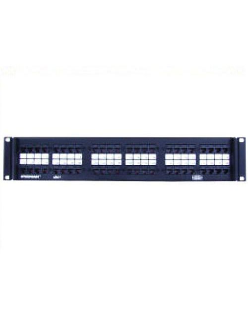 Product image for Hubbell Wiring Devices P5E24U 24-Port Category 5E Universal Patch Panel