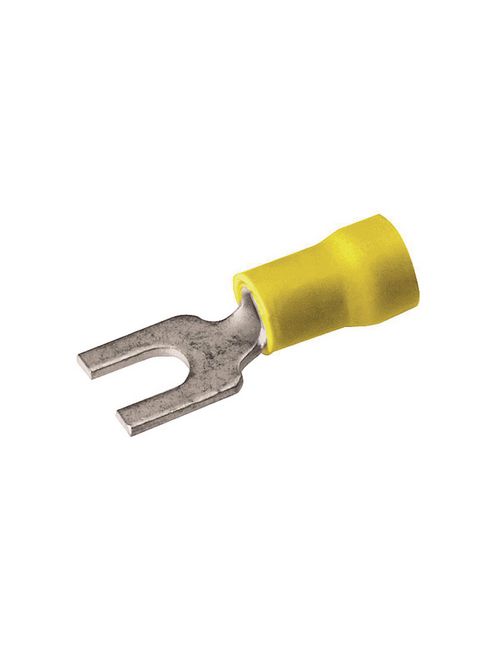 Product image for Burndy BA10EF10 Vinyl Fork Terminal For 12 - 10 AWG