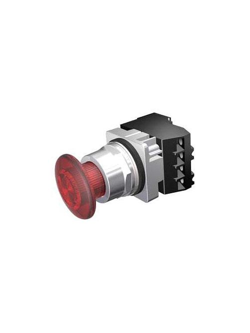 Product image for Siemens 52PP2L3A 30 mm 24 VAC/VDC 1NO 1NC 2-Position Maintained Green Metal Bezel Illuminated Push Button