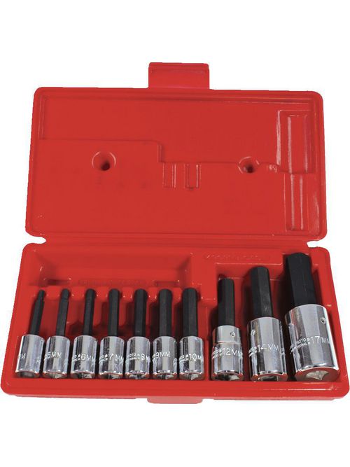 Product image for Proto J4900MA Set Hex Bit 3/8-1/2Dr 10P