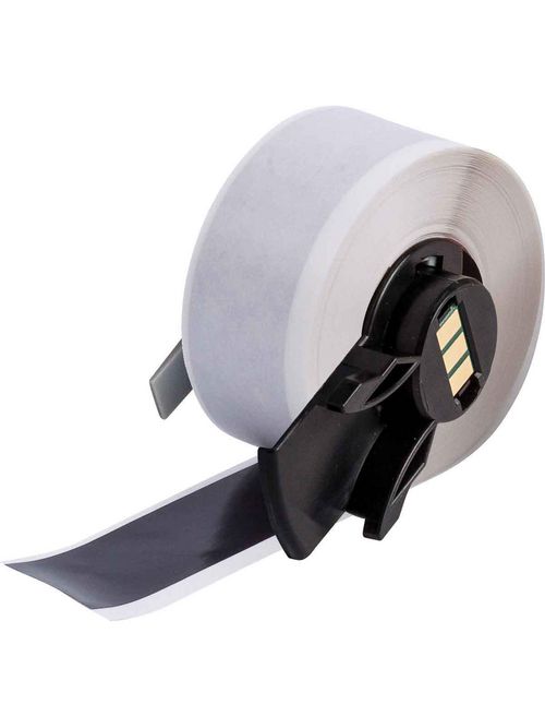 Brady PTL-42-439-BK 0.5 Inch x 50 Foot Black Vinyl Portable Printer Label Brady PTL-42-439-BK 0.5 Inch x 50 Foot Black Vinyl Portable Printer Label