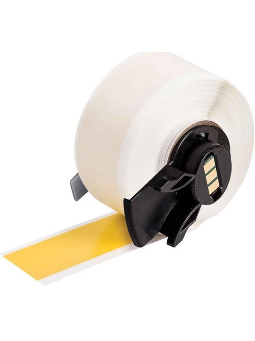 Brady PTL-8-439-YL 0.5 Inch x 50 Foot Yellow Vinyl Portable Printer Label Brady PTL-8-439-YL 0.5 Inch x 50 Foot Yellow Vinyl Portable Printer Label
