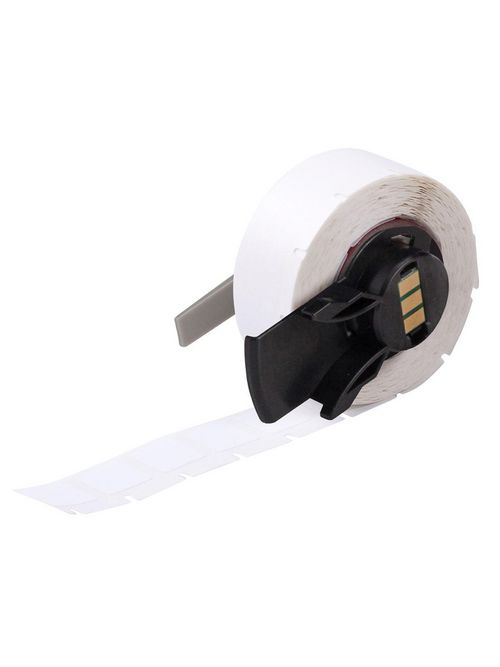 Brady PTL-7-422 0.5 x 0.5 Inch White Polyester Portable Printer Label Brady PTL-7-422 0.5 x 0.5 Inch White Polyester Portable Printer Label
