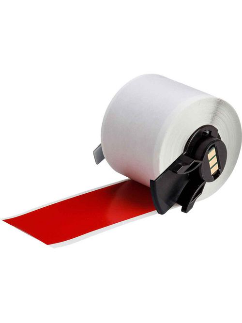 Brady PTL-43-439-RD 50 Foot Roll 1.9 Inch x 50 Foot Red Vinyl Portable Printer Label Brady PTL-43-439-RD 50 Foot Roll 1.9 Inch x 50 Foot Red Vinyl Portable Printer Label