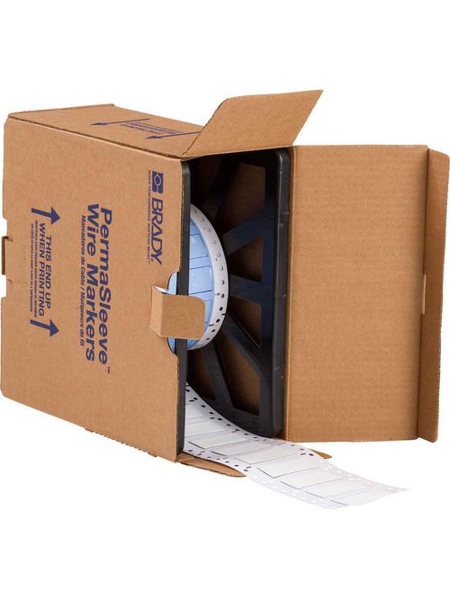 Brady PS-500-2-WT 0.500 Inch Diameter Polyolefin White Shrink Wire Marker Sleeve Roll Brady PS-500-2-WT 0.500 Inch Diameter Polyolefin White Shrink Wire Marker Sleeve Roll