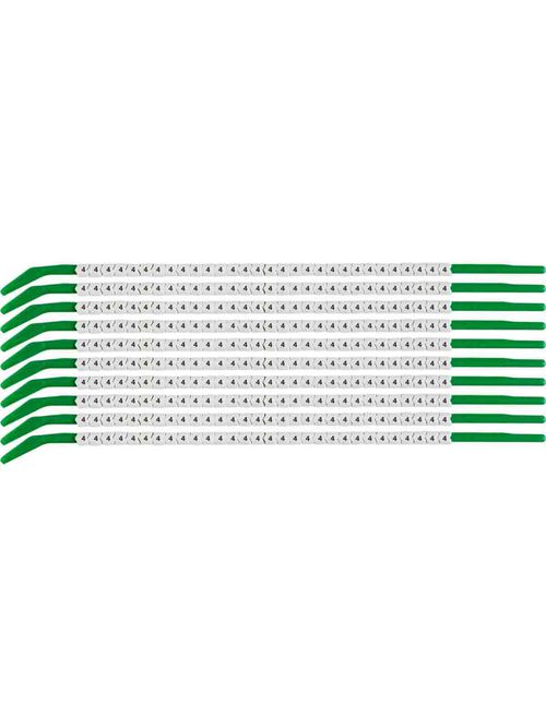 BRADY SCN09-4 Wire Mkr,ClipSlv,4,SC BRADY SCN09-4 Wire Mkr,ClipSlv,4,SC