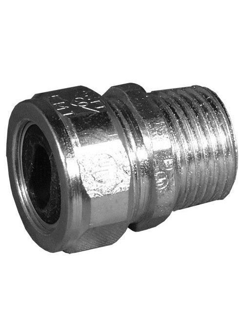 Product image for Appleton Group UF-50 1/2 Inch Zinc Plated Steel Gland Service Entrance Cable Connector