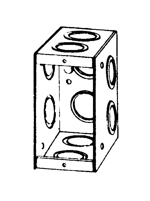 Appleton M1-350 1-Gang 3-1/2" Deep Masonry Box
