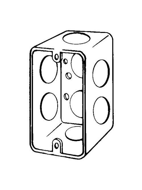 Product image for Appleton Group 4SSL3/4-DR 4 Inch 2-1/8 Inch Deep Steel Drawn Handy Box