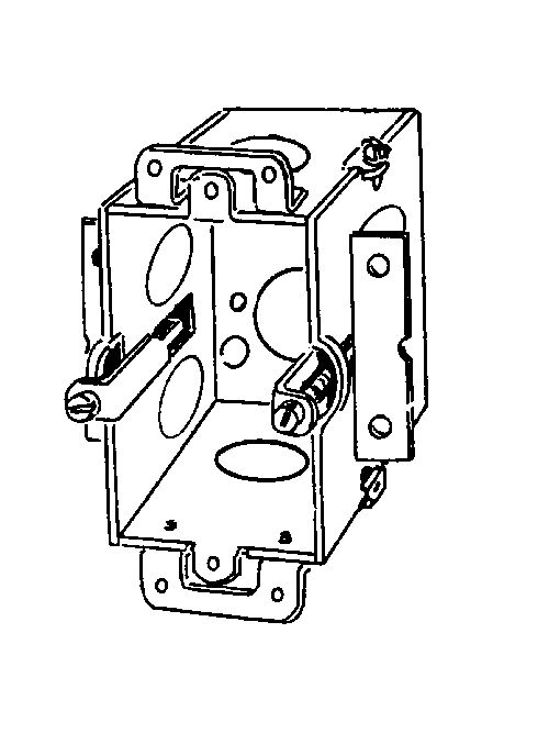 Product image for Appleton 222-OW 3 x 2" Old Work Square Corner Switch Box