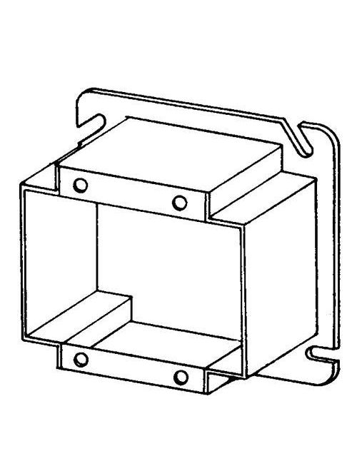 Product image for Appleton 857-150 1-1/2" Raised 18.8 In. Steel Square Box Tile Cover