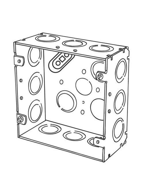 Appleton 4SJD-EK 4-11/16" Square 2-1/8" Deep Outlet Box