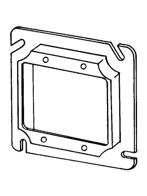 Product image for Appleton 8486A 4-11/16" Square 1/2" Raised Device Cover