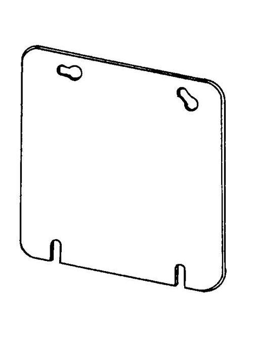 Product image for Appleton 8487 4-11/16" Square Flat Blank Cover