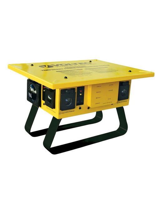 Product image for VPL 09-0T676 20 AMP 5-20R U-GROUND T-BOX W/6 GFCI, INPUT POWER 50AMP 125/250V SINGLE PHASE, 60HZ, 4-WIRE