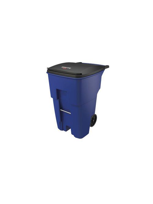 Product image for RUBM FG9W2273BLUE BRUTE ROLLOUT CONTR 95 GAL