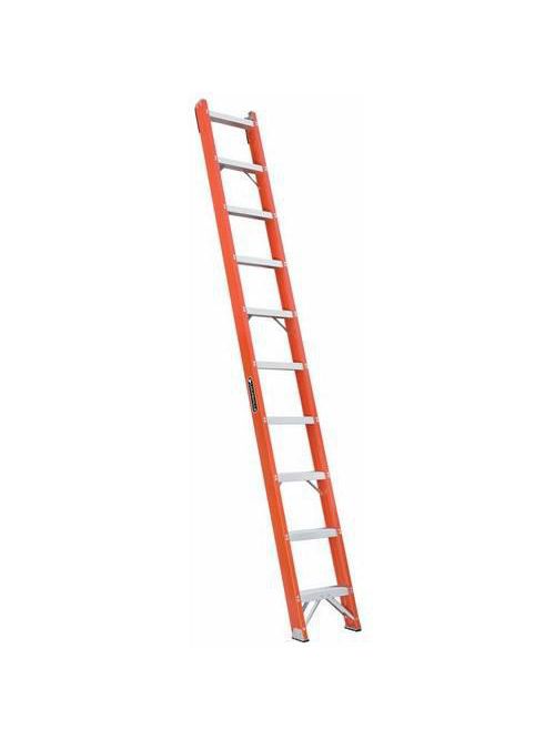 Product image for Louisville Ladder FH1010 10 Foot 300 lb Duty Rating Fiberglass Shelf Ladder