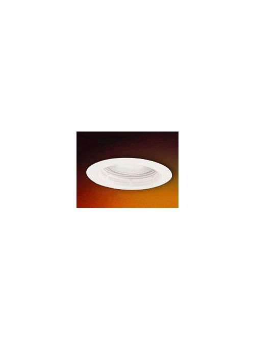 Product image for Nora NT-5010W White 5" Stepped Baffle with Metal Ring and Bracket