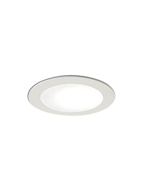 Product image for Nora NS-22W 4" White Albalite Lens with Metal Trim