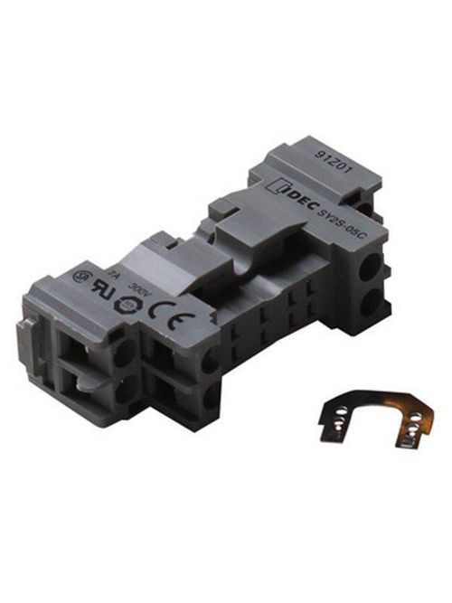 Product image for IDEC Corporation SY2S-05 2-Pole 8-Blade Screw Terminal Din Rail Mount Relay Socket