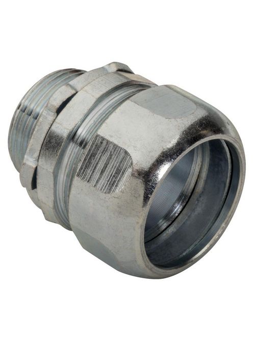 Topaz Corp 262 3/4 Inch Zinc Plated Steel Compression Type Rigid/IMC Connector Topaz Corp 262 3/4 Inch Zinc Plated Steel Compression Type Rigid/IMC Connector