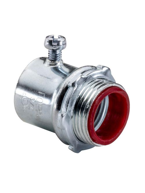 Topaz Corp 636SI 2 Inch Steel Insulated Set Screw EMT Connector Topaz Corp 636SI 2 Inch Steel Insulated Set Screw EMT Connector