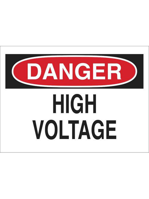 Brady 25533 Electrical Hazard Sign Brady 25533 Electrical Hazard Sign