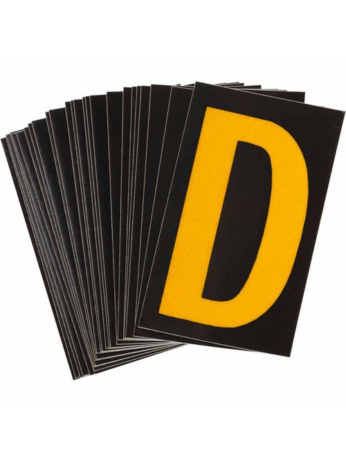 BRADY 5890-D Label,Bradylite,1.5"H, BRADY 5890-D Label,Bradylite,1.5"H,