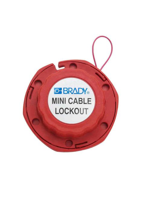 Brady 50940 Mini Cable Lockout with Metal Cable Brady 50940 Mini Cable Lockout with Metal Cable