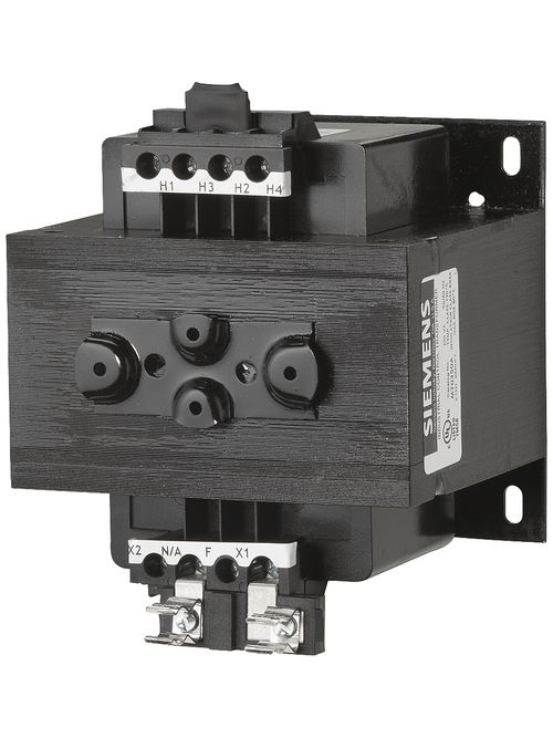 Siemens Industry MT0350A 350 VA 240 x 480 VAC Primary 110/115/120 VAC Secondary Industrial Control Transformer Siemens Industry MT0350A 350 VA 240 x 480 VAC Primary 110/115/120 VAC Secondary Industrial Control Transformer