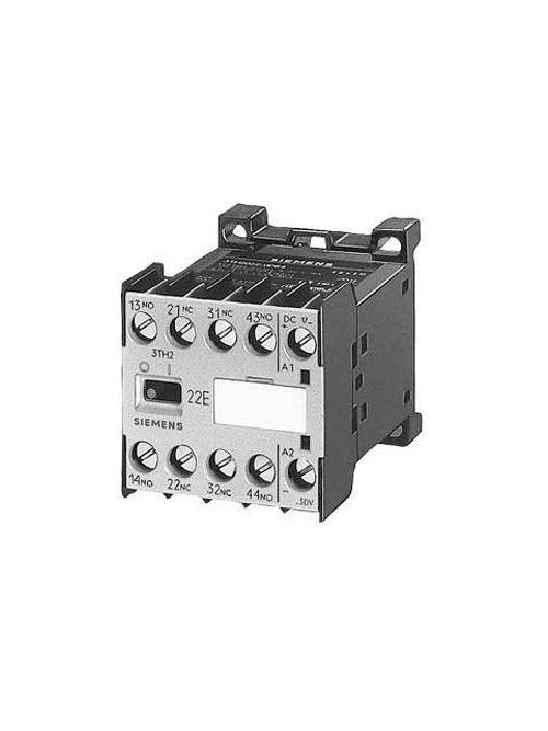 Product image for Siemens 3TH2040-0BB4 400 VAC 24 VDC 3 Amp 4NO 4-Pole DC Operated Contactor Relay