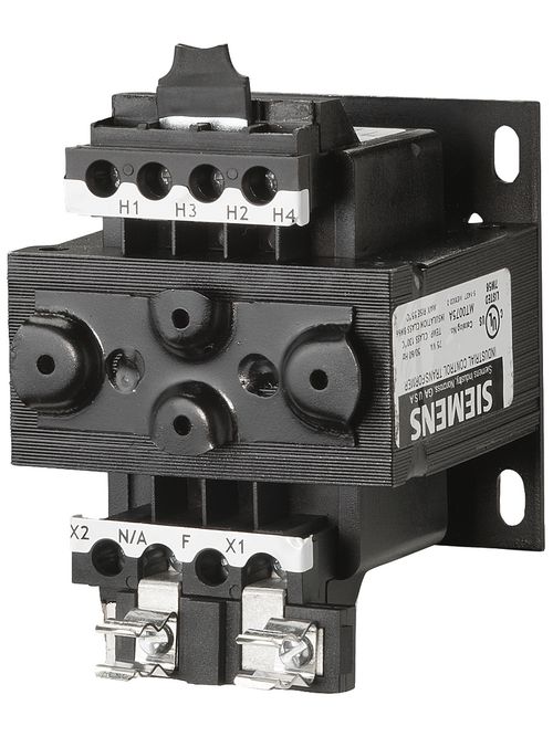 Siemens Industry MT0075A 75 VA 240 x 480 VAC Primary 110/115/120 VAC Secondary Industrial Control Transformer Siemens Industry MT0075A 75 VA 240 x 480 VAC Primary 110/115/120 VAC Secondary Industrial Control Transformer