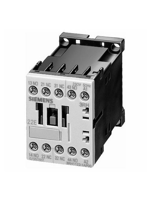 Product image for Siemens 3RT1517-1AK60 110/120 VAC 22 Amp 4-Pole 2NO 2NC Screw Terminal IEC Contactor